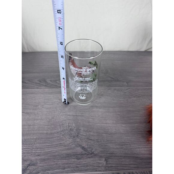 Vtg Burger Chef Glass Bald Eagle 1978 Collectors Endangered Species Tumbler - Picture 10 of 14